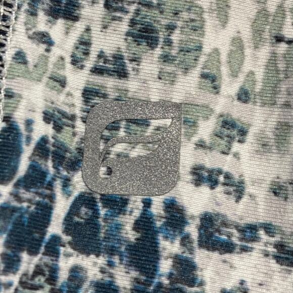 Fabletics blue and green print cropped leggings - Women's XS - Picture 5 of 7